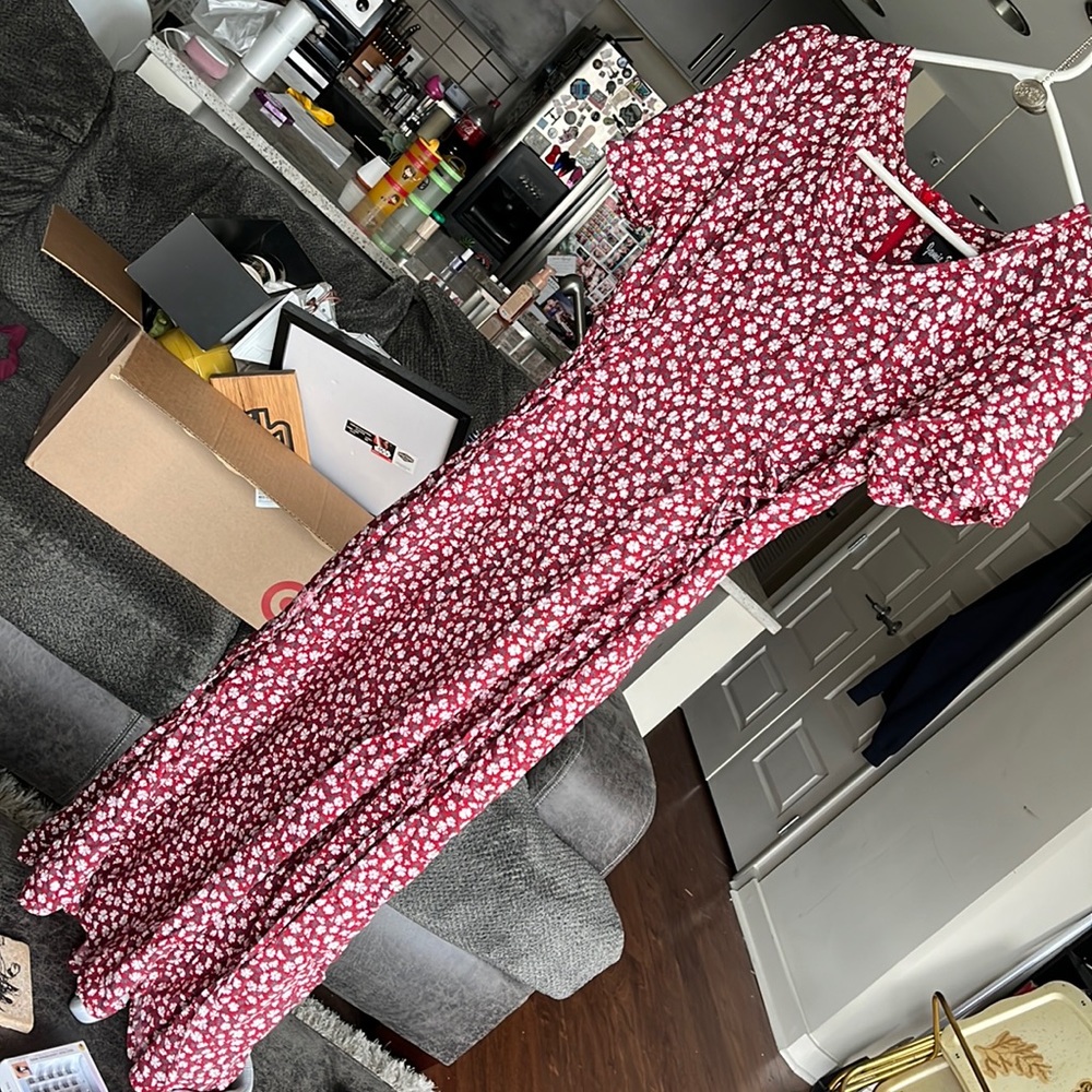 Long floral dress